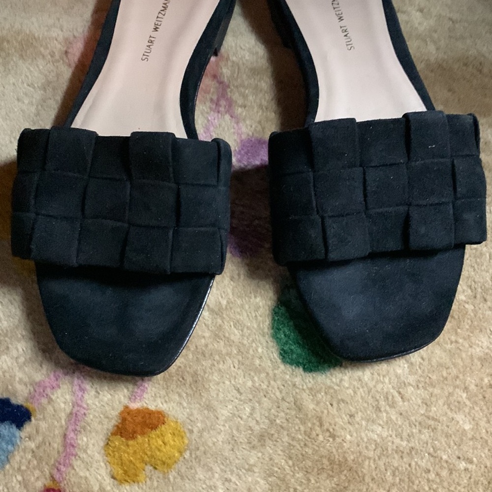 COPY - Stuart Weitzman woven suede flats